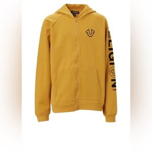 True Religion | Honey Mustard 'True Religion' Zip-Up Hoodie - Boys